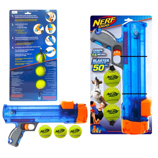 (image for) Nerf Dog Ball Blaster Translucent 40cm - Click Image to Close