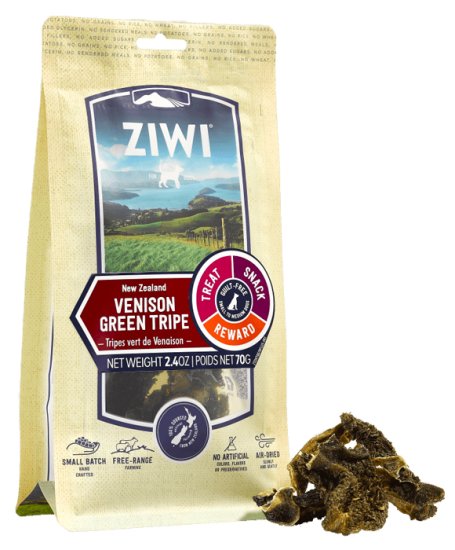 (image for) Ziwi Peak Dog Treat Venison Green Tripe Chew - Click Image to Close