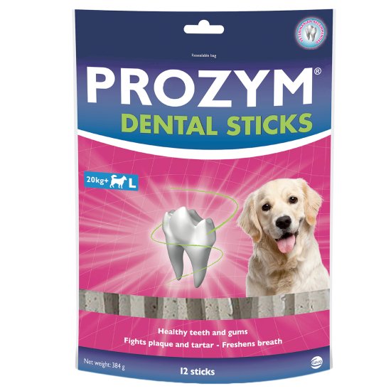 (image for) Prozym Dental Sticks 12Pack Large 20+kg - Click Image to Close