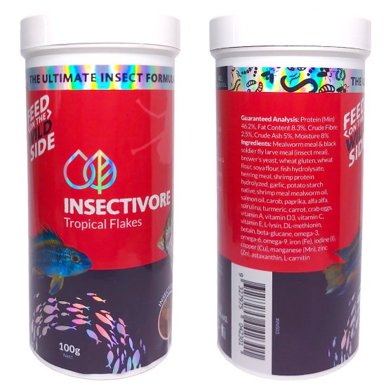 (image for) Insectivore Tropical Flake 100g - Click Image to Close