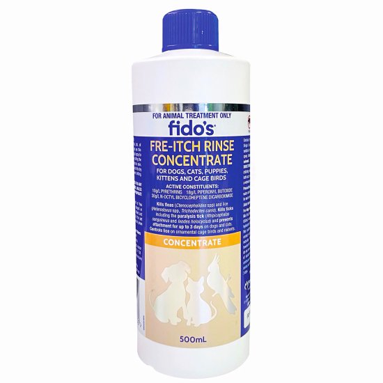 (image for) Fidos Fre-Itch Rinse Concentrate 500ml - Click Image to Close