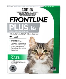 (image for) Frontline Plus Cat Green 6Pack