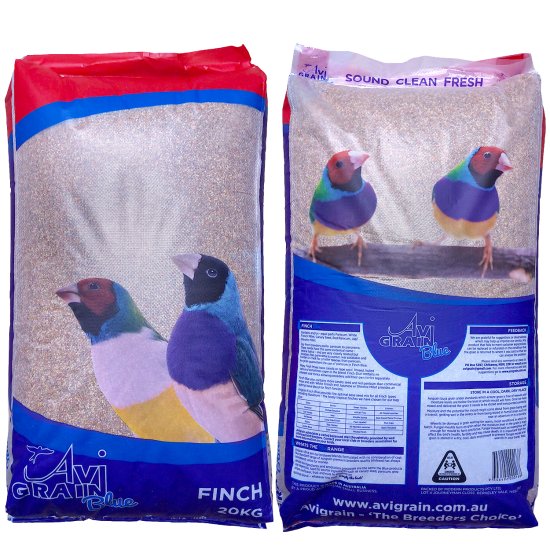 (image for) Avi Finch Mix Blue 20kg - Click Image to Close