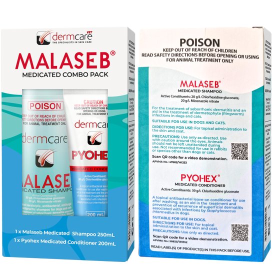 (image for) Dermcare Malaseb Shampoo & Conditioner Pack - Click Image to Close