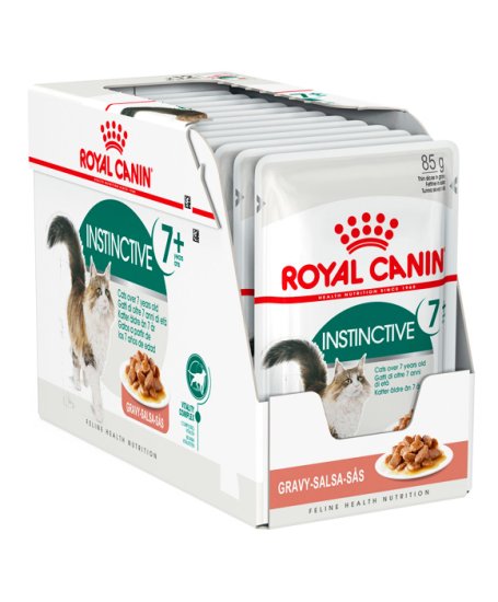 (image for) Royal Canin Cat Wet Pouches 12X85G Gravy Instinctive 7+ - Click Image to Close