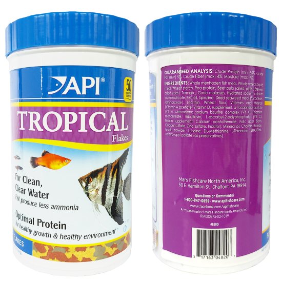 (image for) API Tropical Flake Food 162g - Click Image to Close