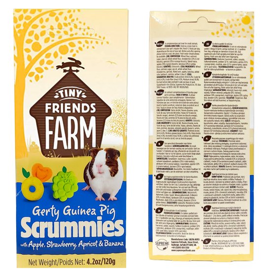 (image for) Tiny Freinds Farm Guinea Pig Scrummies 120g - Click Image to Close