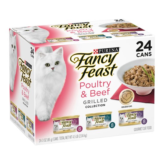 (image for) Fancy Feast Collection 24x85g Poultry Beef Grilled - Click Image to Close