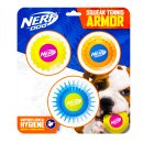 (image for) Nerf Dog Armour Ball Twin Set 3Pk