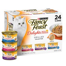 (image for) Fancy Feast Collection 24x85g Delights Cheddar