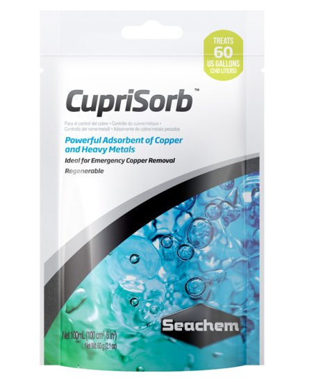 (image for) Seachem CupriSorb 100ml bagged - Click Image to Close