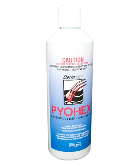 (image for) Dermcare Pyohex Medicated Shampoo 500ml - Click Image to Close