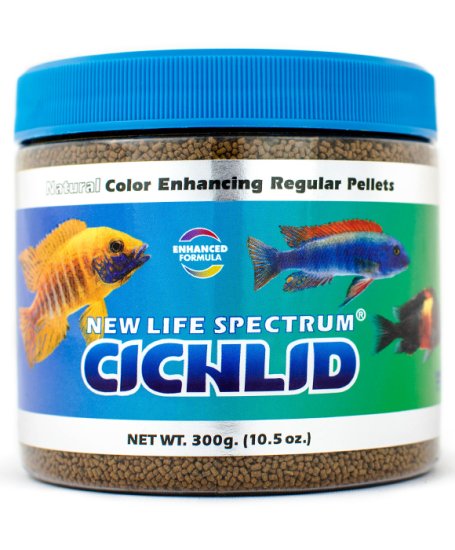 (image for) New Life Spectrum Cichlid Regular Sinking (1mm-1.5mm) 300g - Click Image to Close