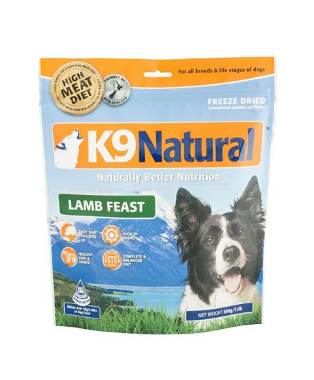 (image for) K9 Natural Lamb 500g (makes 2kg) - Click Image to Close
