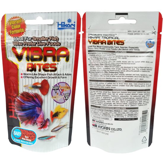 (image for) Hikari Vibra Bites 37g Baby - Click Image to Close