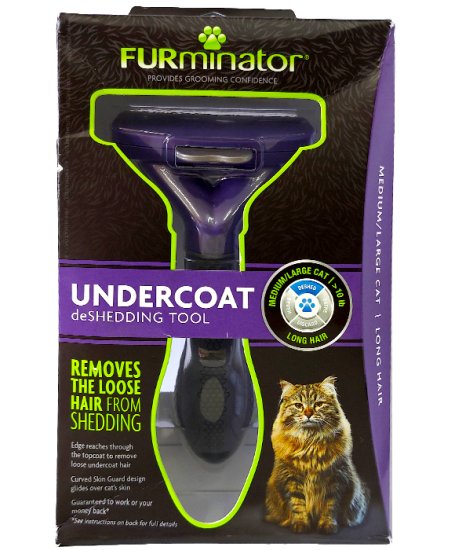 (image for) Furminator Box Deshedding Tool Cats Large Long Hair - Click Image to Close