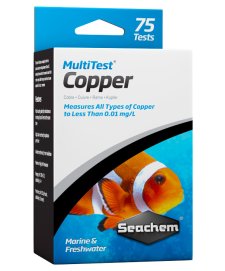 (image for) Seachem MultiTest Copper 75 tests