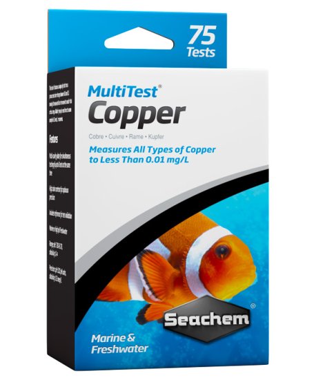 (image for) Seachem MultiTest Copper 75 tests - Click Image to Close