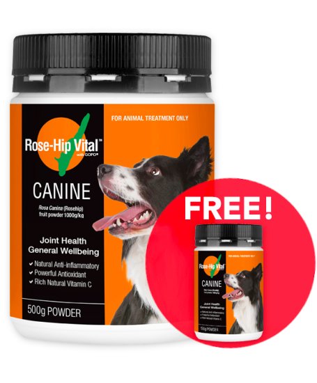 (image for) Rose-Hip Vital Canine 500g + Free Bonus 150g - Click Image to Close