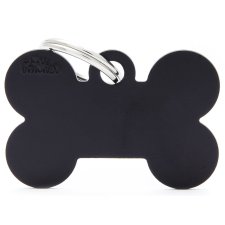 (image for) MYF Tag Basic Bone Black Large