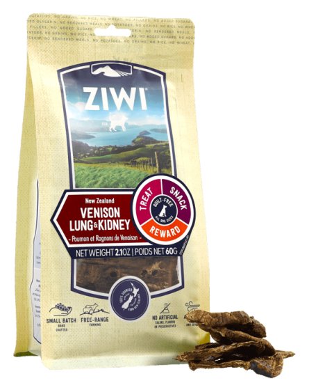 (image for) Ziwi Peak Dog Treat Venison Lung Kidney Chew - Click Image to Close