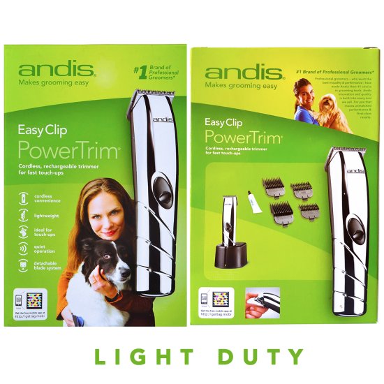(image for) Andis LightDuty EasyClip D-4D Cordless Trimmer with 4 Guide Combs - Click Image to Close