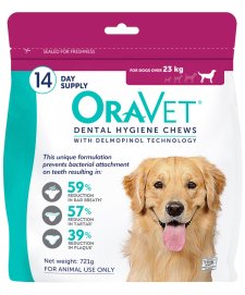 (image for) Oravet Dental Chews Large 14Pack for Dogs Over 23kg