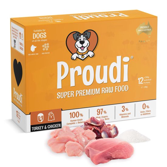 (image for) Proudi for Dogs 2.4kg Turkey Chicken - Click Image to Close