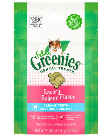 (image for) Greenies Cat Feline 60g Salmon - Click Image to Close
