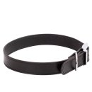 (image for) Beaupets Collar Leather Deluxe Sewn 65Cm Black