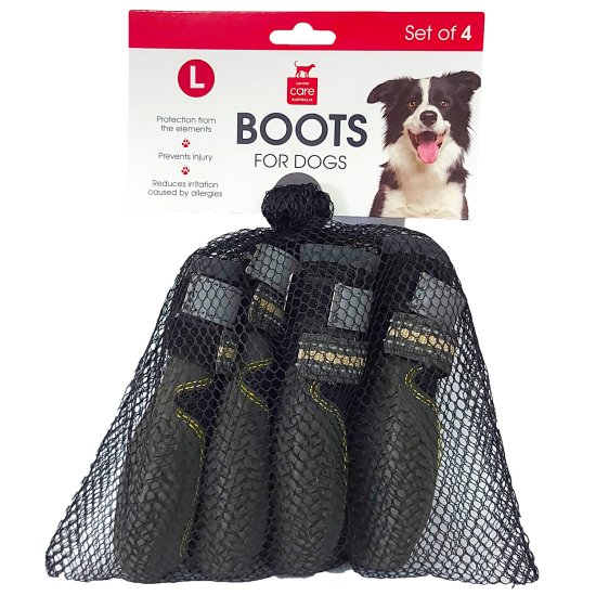 (image for) Allpet Dog Outdoor Dog Boots 4Pk Large - Click Image to Close