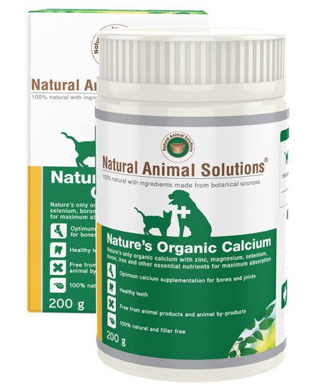 (image for) Natural Animal Solutions Natures Organic Calcium 200G - Click Image to Close
