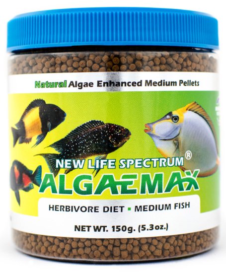 (image for) New Life Spectrum AlgaeMax Medium Sinking (2mm-2.5mm) 150g - Click Image to Close