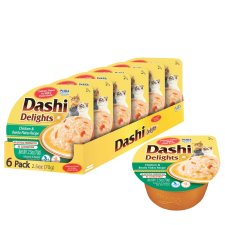 (image for) INABA Cat Dashi Delights 6Pk Chicken Bonito