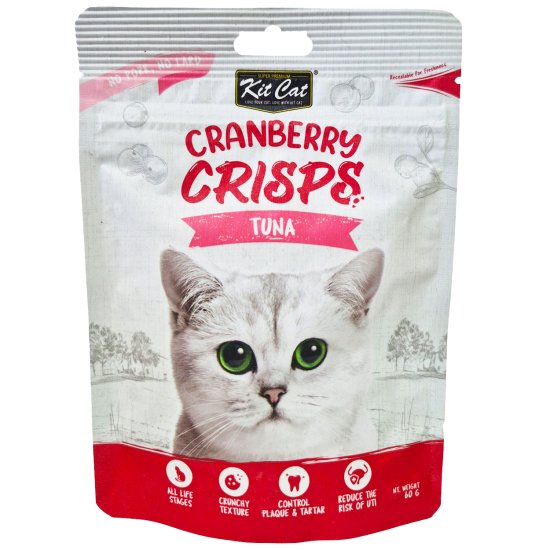 (image for) KitCat Cranberry Crisps 60g Tuna - Click Image to Close