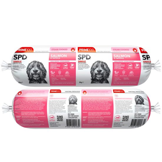(image for) Prime100 SPD Salmon + Tapioca 2kg Grain Free - Click Image to Close