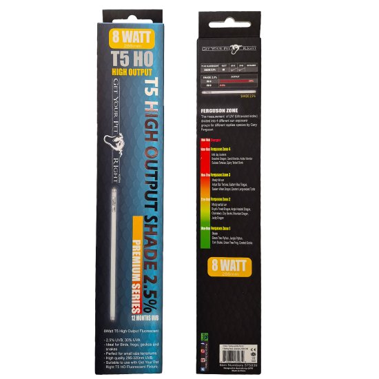 (image for) GYPR UVAB Fluro T5 28cm 8W UVB2.5 - Click Image to Close