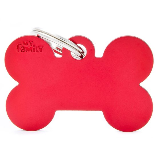 (image for) MYF Tag Basic Bone Red Large - Click Image to Close