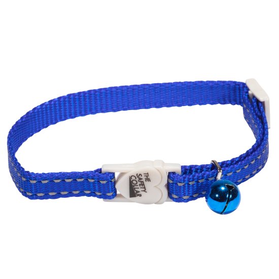 (image for) Beaupets Cat Collar Adjustable Reflective Blue - Click Image to Close
