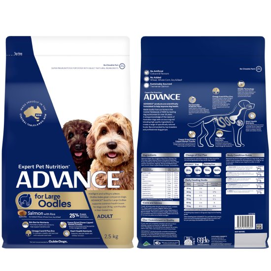 (image for) Advance Dog Adult Large Oodles 2.5kg - Click Image to Close