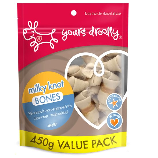(image for) YD Milky Knot Bones w/Chicken 450g - Click Image to Close