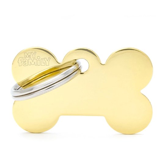 (image for) MYF Tag Basic Bone Gold Small - Click Image to Close