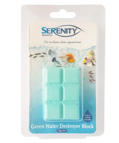 (image for) Serenity Aquarium Green Water Block 20g - Click Image to Close
