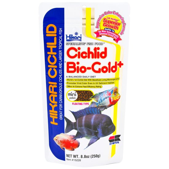 (image for) Hikari Cichlid Bio-Gold Plus Mini 250g - Click Image to Close
