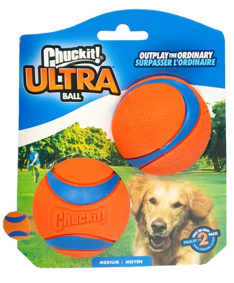 (image for) Chuckit Ultra Ball 6cm Medium 2Pack - Click Image to Close