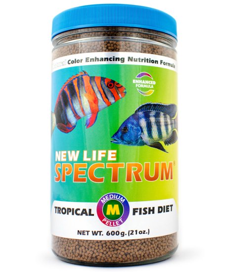 (image for) New Life Spectrum Tropical Medium Sinking (2mm-2.5mm) 600g - Click Image to Close