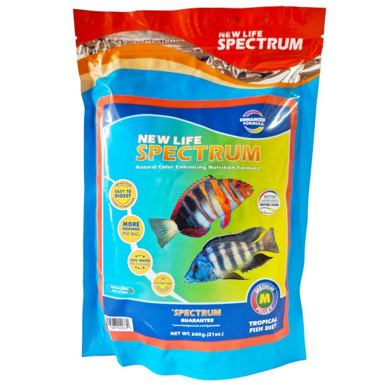 (image for) New Life Spectrum Tropical Medium Sinking (2mm-2.5mm) 600g - Click Image to Close