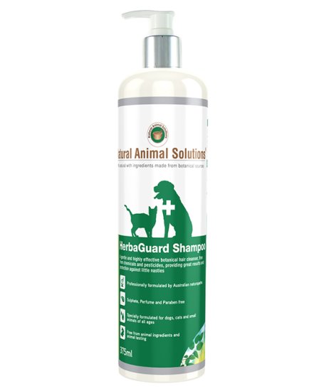 (image for) Natural Animal Solutions Normal Herbal Shampoo 375ml - Click Image to Close