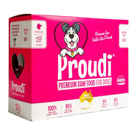 (image for) Proudi for Dogs 2.4kg Beef - Click Image to Close