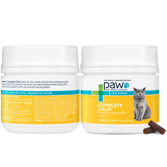 (image for) Paw Complete Calm For Cats 75g 63Chews - Click Image to Close